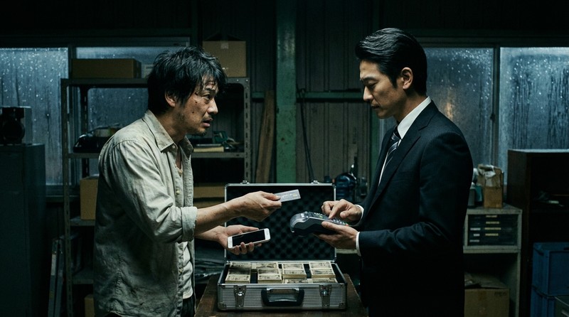 架空・過大決済で現金を受け取る流れのイメージ写真