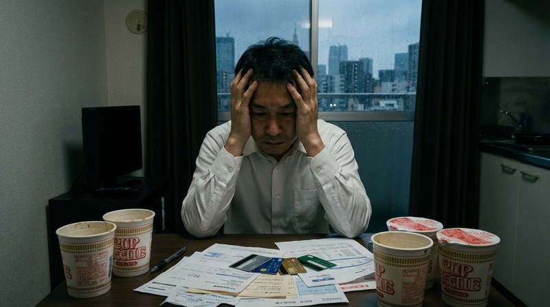 借りられない状況で追い込まれているのイメージ写真