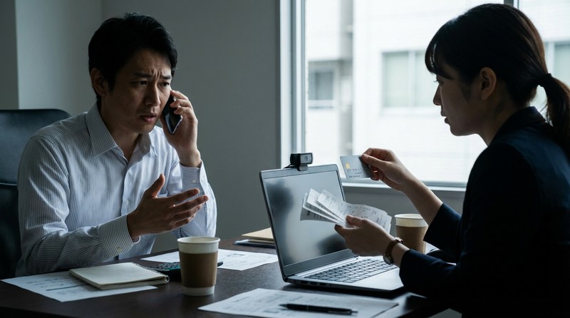 実際に行われる確認（電話・証拠提出）のイメージ写真