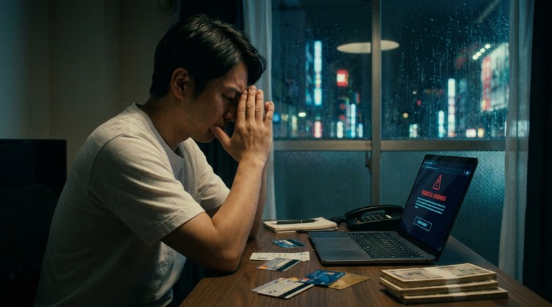 信用情報への影響（ブラック化）のイメージ写真